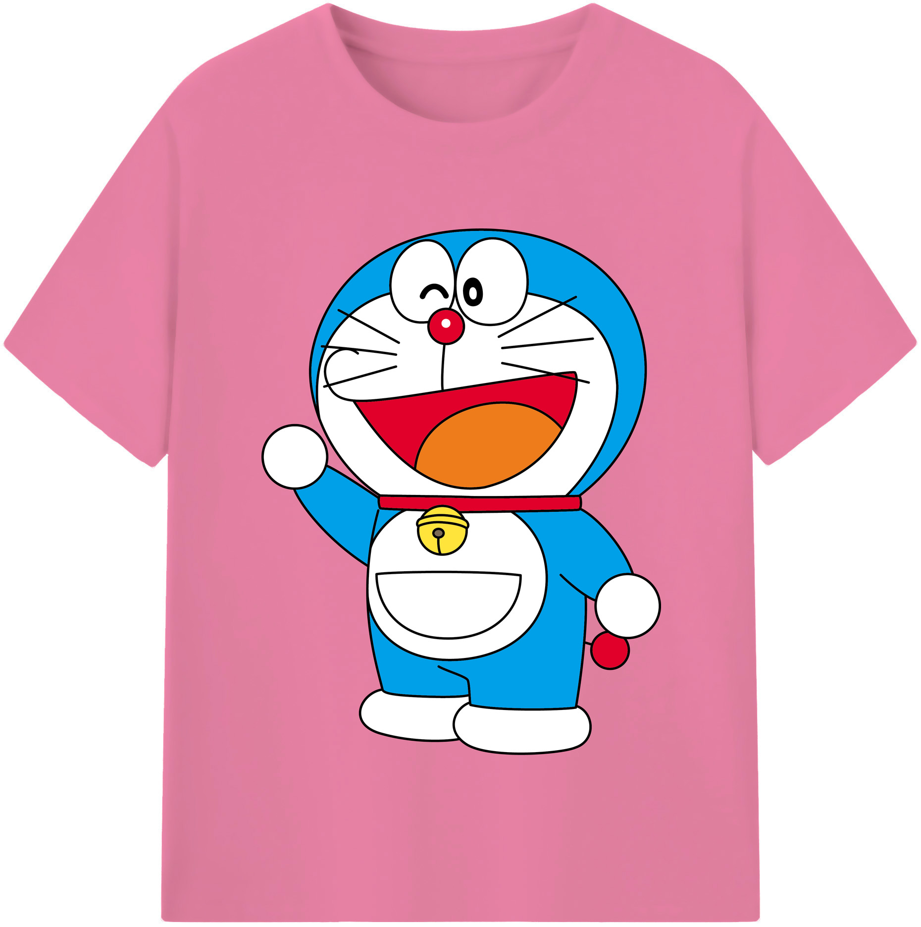 （画像用） ドラえもん Doraemon 綿100％半袖Tシャツ（フロントプリント）